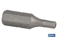 PUNTA.DEST.HEXAG. INVIOLABLE 4 25MM.