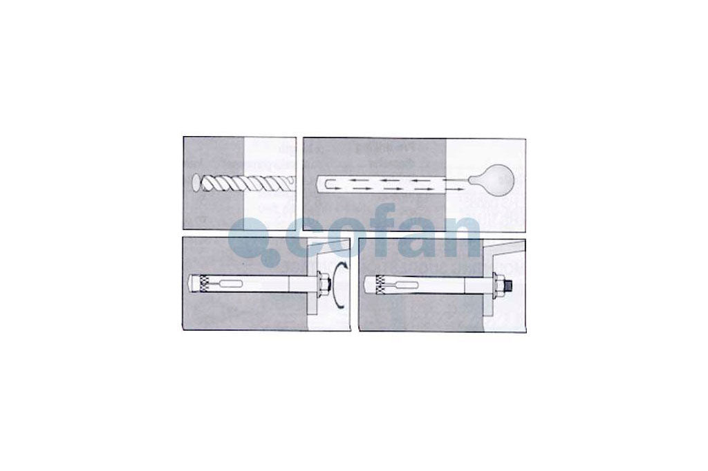 ANCLAJE METALICO C/ARGOLLA 6/8X45