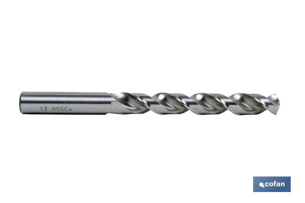 BROCA HSS-CO ACERO INOXIDABLE 4 mm Venta unitaria