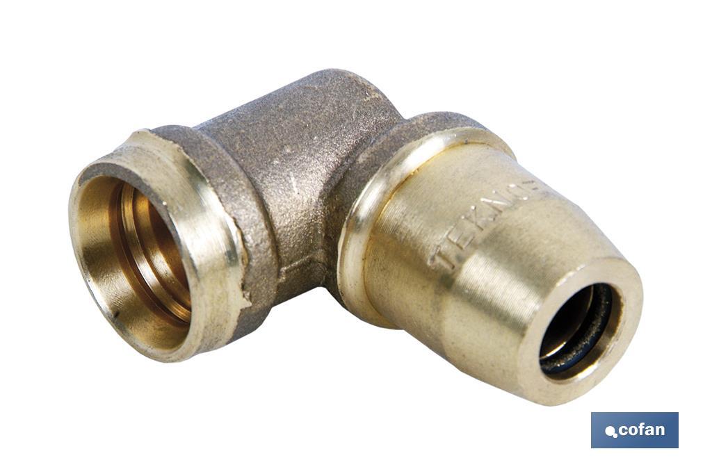 CODO CONECTOR 90º R A5 TUBO 10X1,25