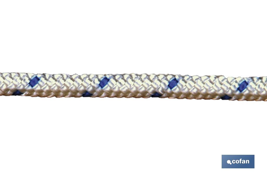 CARRETE CUERDA ESP. ARRANQUE 5 MM 100 MTS BCO
