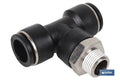 RACOR ROSCADO PLASTICO T, T-16, R-1/2