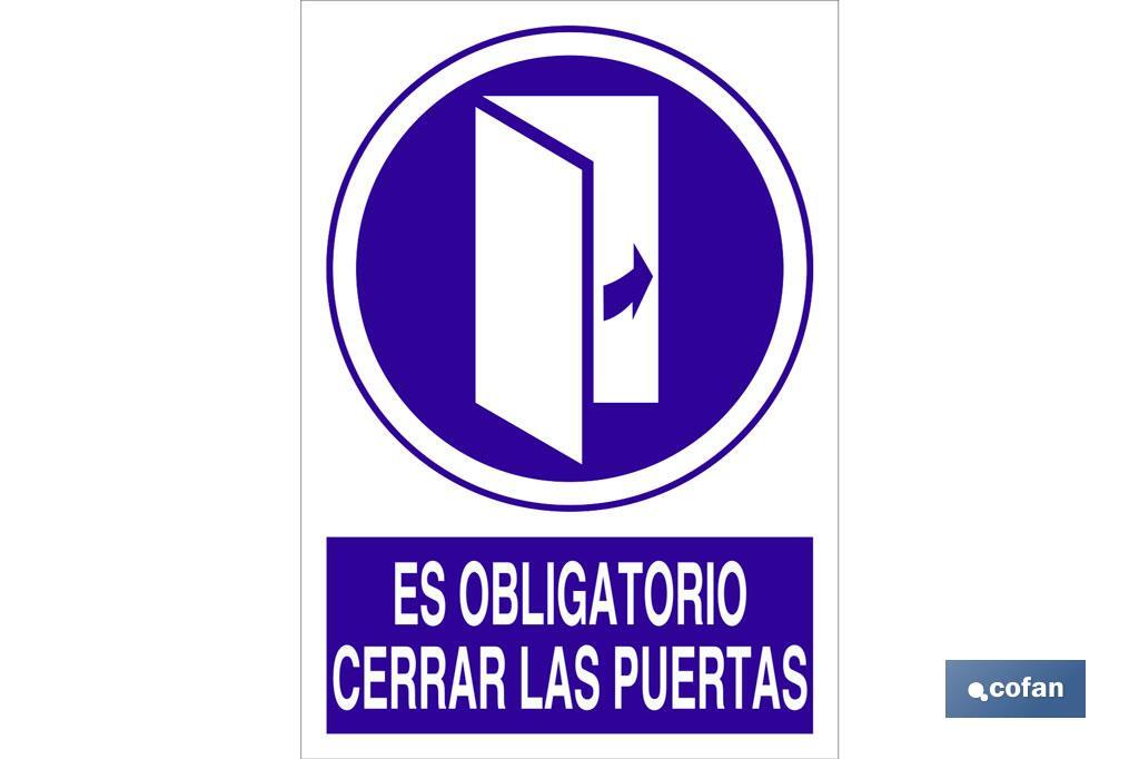 SEÑAL POLIESTIRENO 210X148MM.