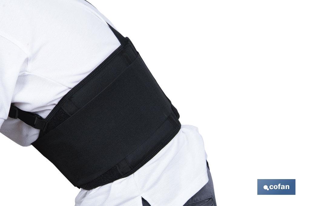 FAJA DE TRABAJO CON TIRANTES TALLA L