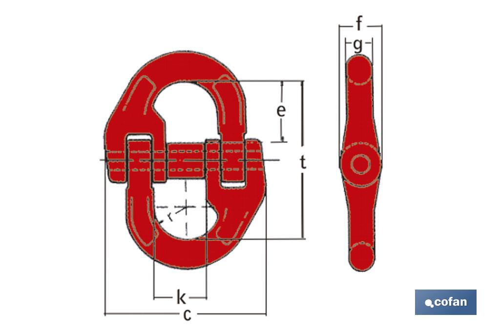 HAMMERLOCK PARA CADENA 7MM 2TN