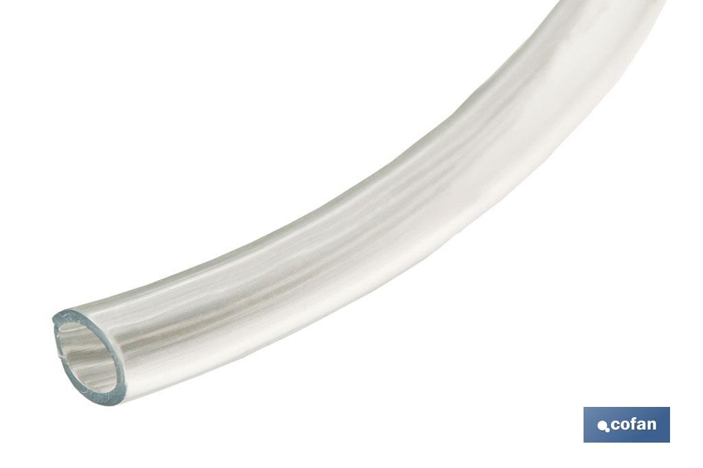 MANGUERA PVC MONOCAPA CRISTAL 20x26mm/50m
