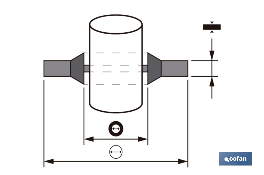 ARANDELA METAL GOMA M-12
