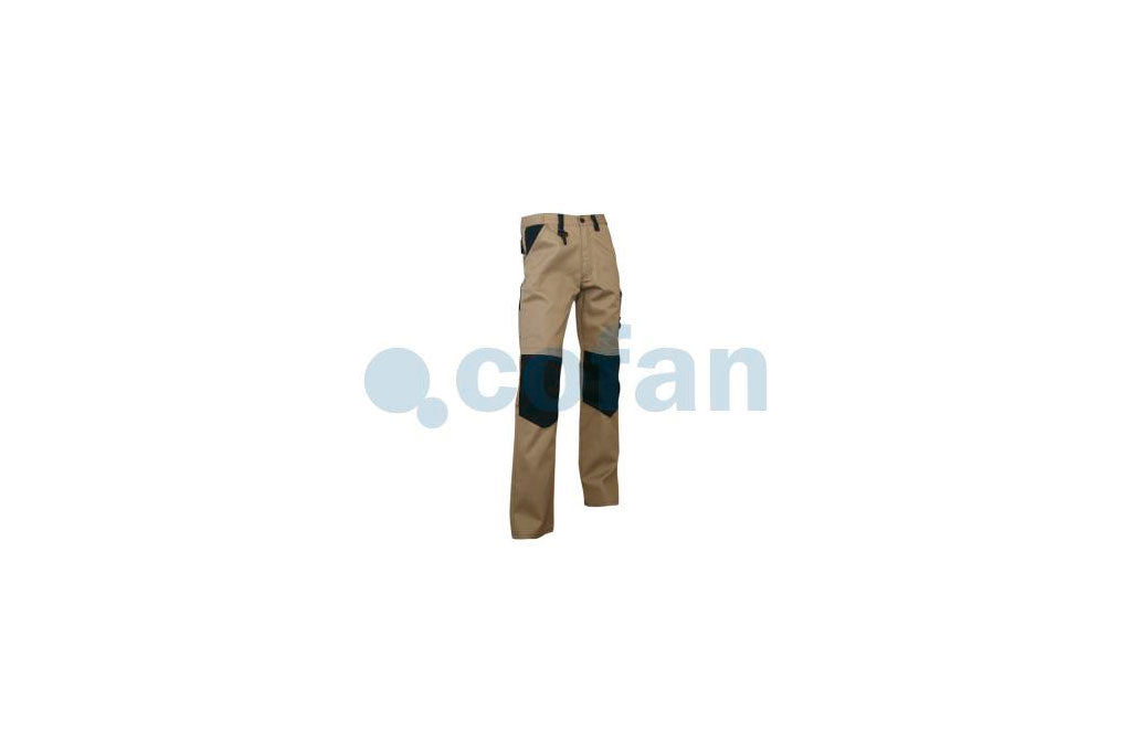 PANTALON TRABAJO LENOIR 280gms/m GRIS-NEGRO T-42