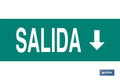 SEÑAL LUMINISCENTE 400X100MM.