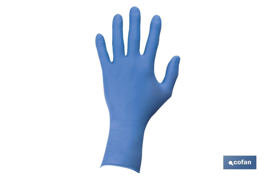 EXPOSITOR CAJA 30 UNDS. GUANTES NITRILO T-S