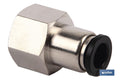 RACOR RECTO ROSCA HEMBRA T-8 R-1/4 Venta unitaria