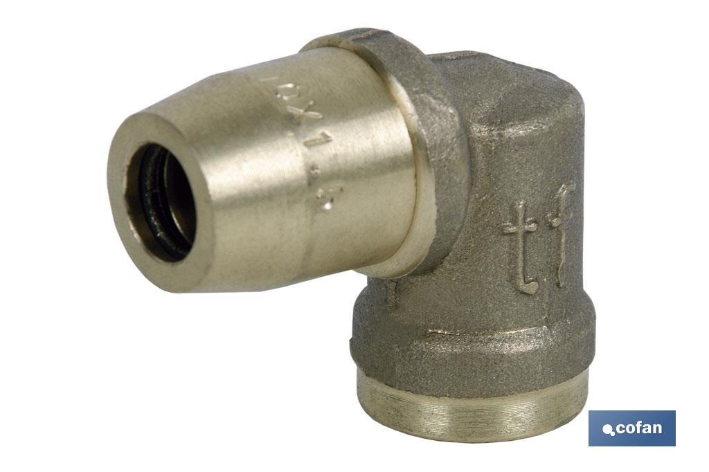 CODO CONECTOR 90º R A5 TUBO 15X1,5