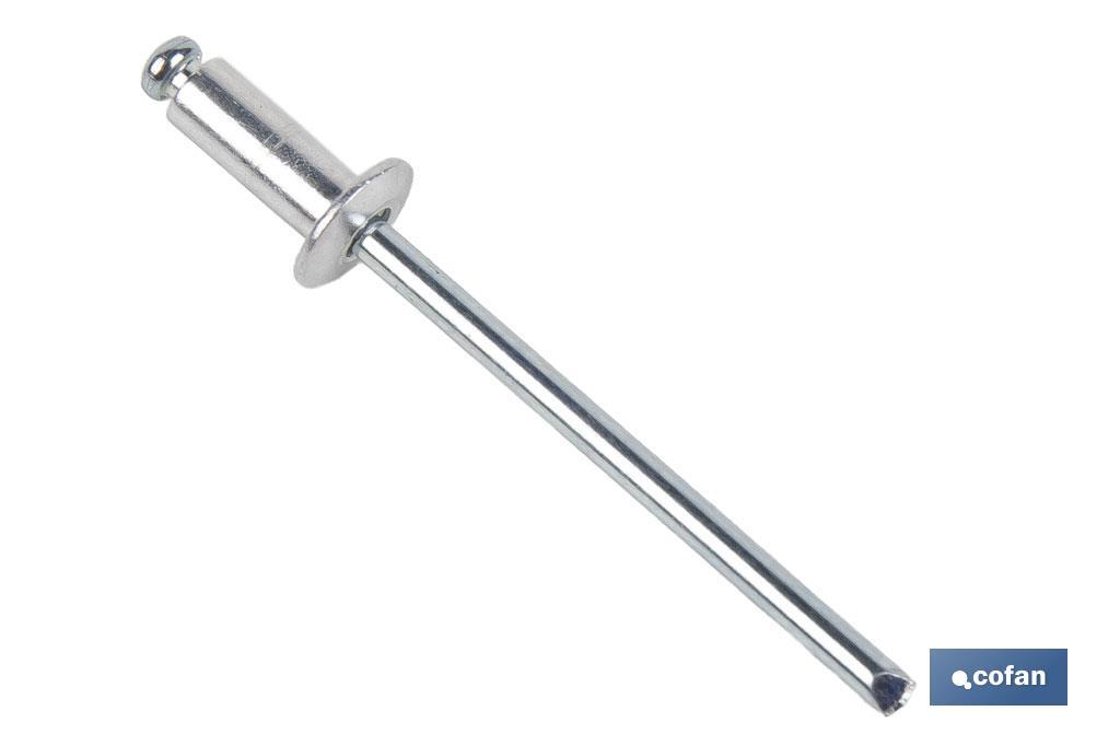 REMACHE ALUMINIO NORMAL 2.4 X 12 MM