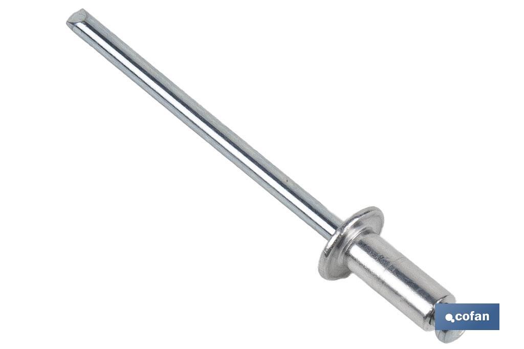 REMACHE ALUMINIO NORMAL 2.4 X 10 MM
