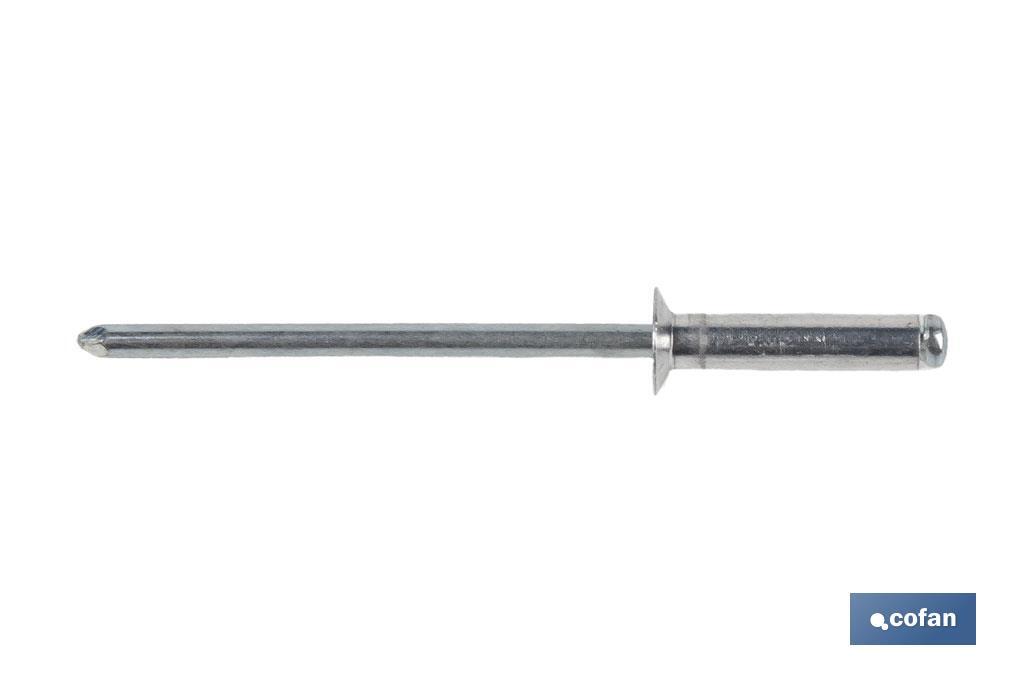 REMACHE ALUM. STAND. AVELLANADO 4 X 14 MM