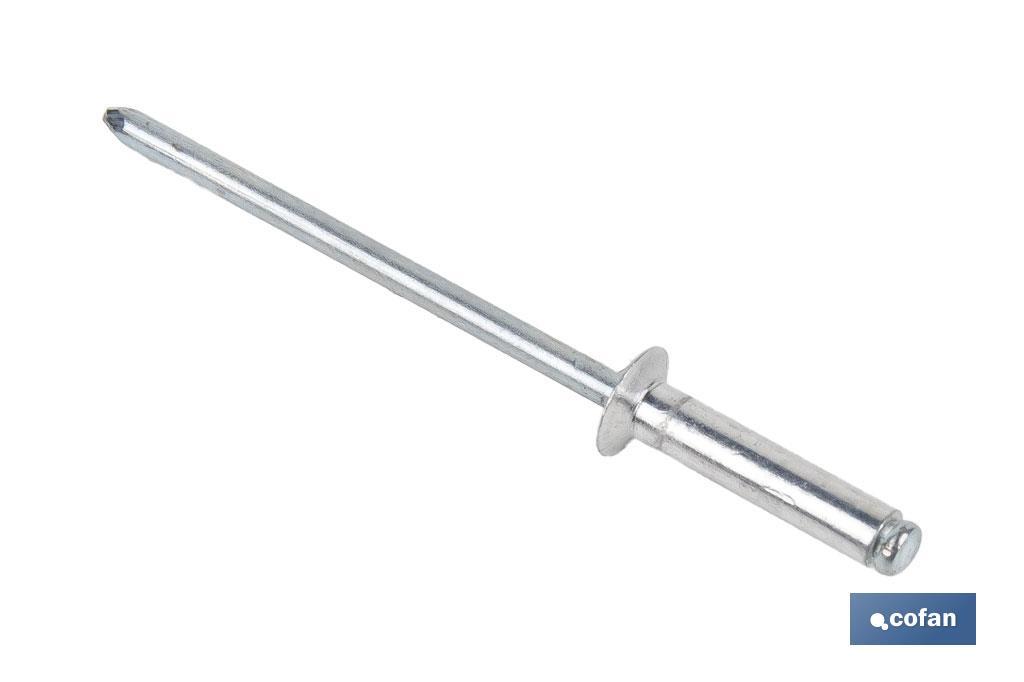 REMACHE ALUM. STAND. AVELLANADO 4 X 14 MM