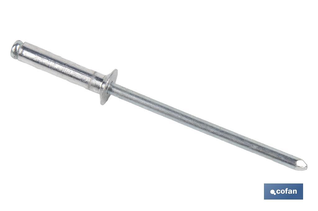 REMACHE ALUM. STAND. AVELLANADO 4 X 18 MM