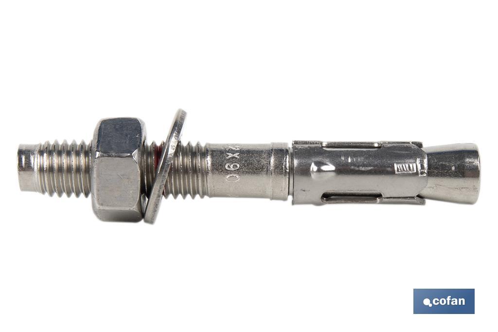 TACO ANCLAJE MTC DIN 304 M-16x145 INOX A2