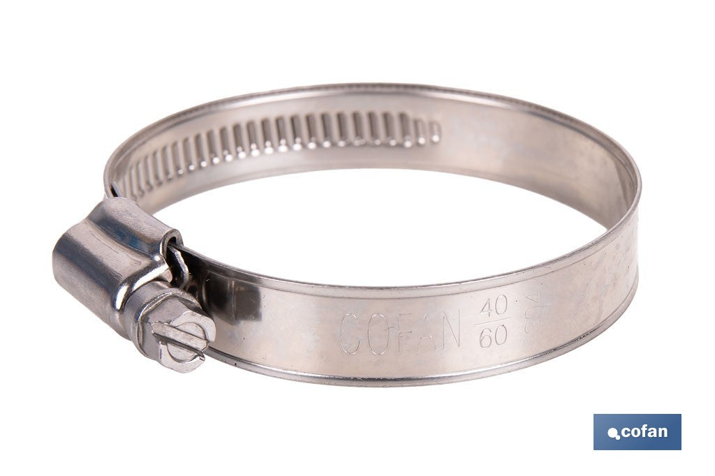 ABRAZADERA INOX A-2 BANDA 12mm 80-100
