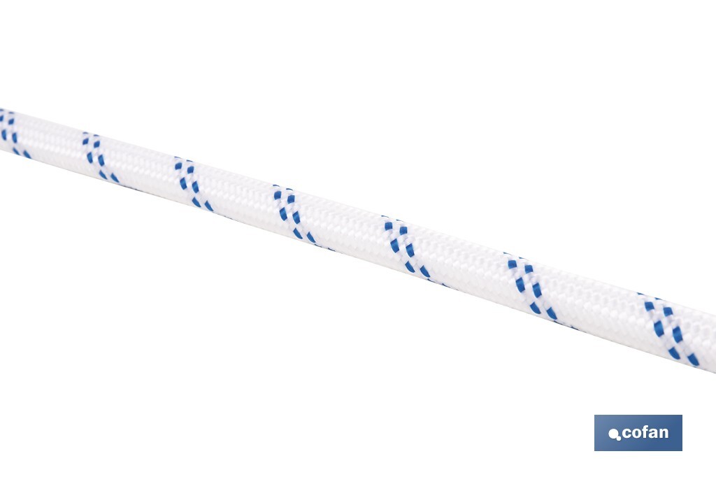 CUERDA TRENZADA POLI 14MM 50 MTS