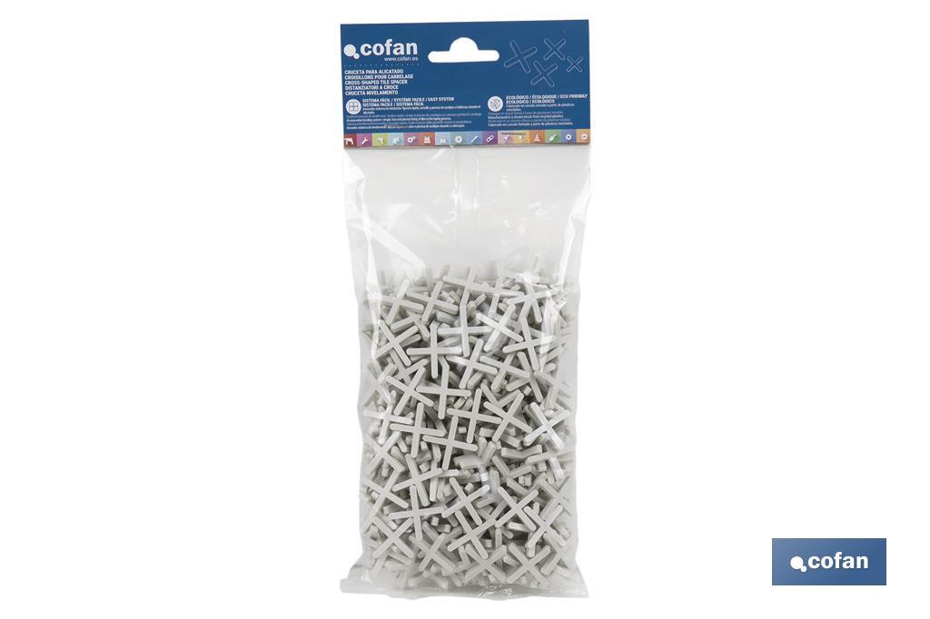 CRUCETA PARA ALICATADO 3,0 MM 300 UDS