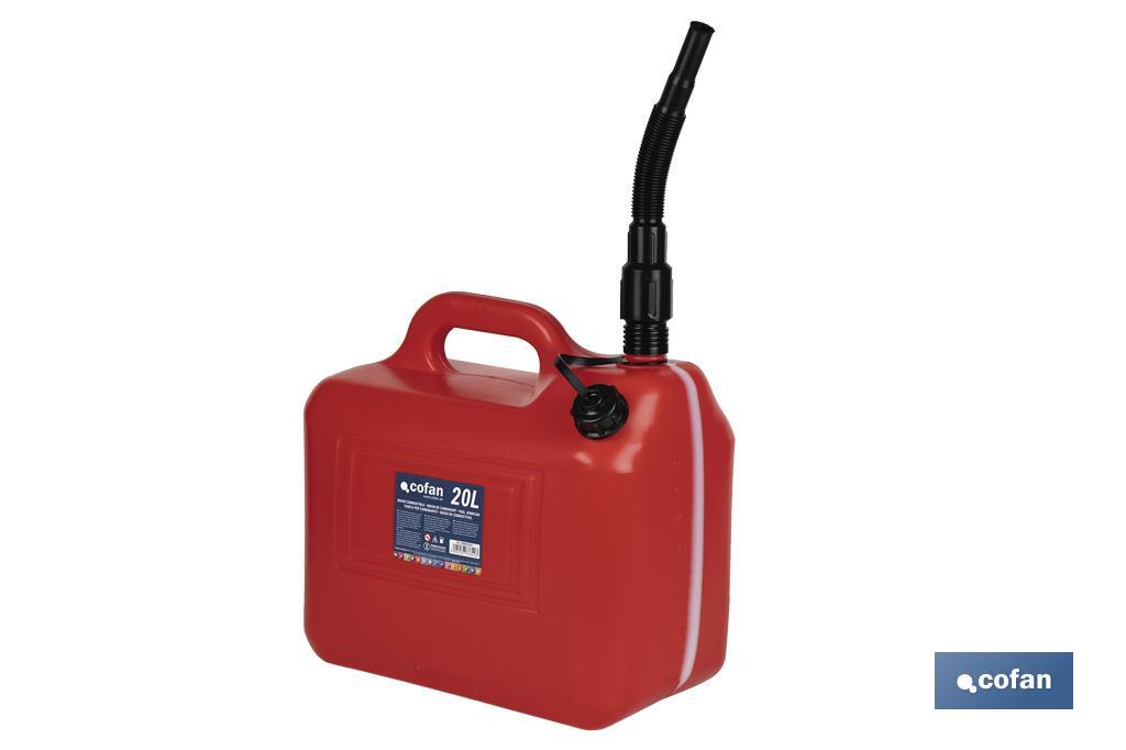 BIDÓN DE COMBUSTIBLE 20 L