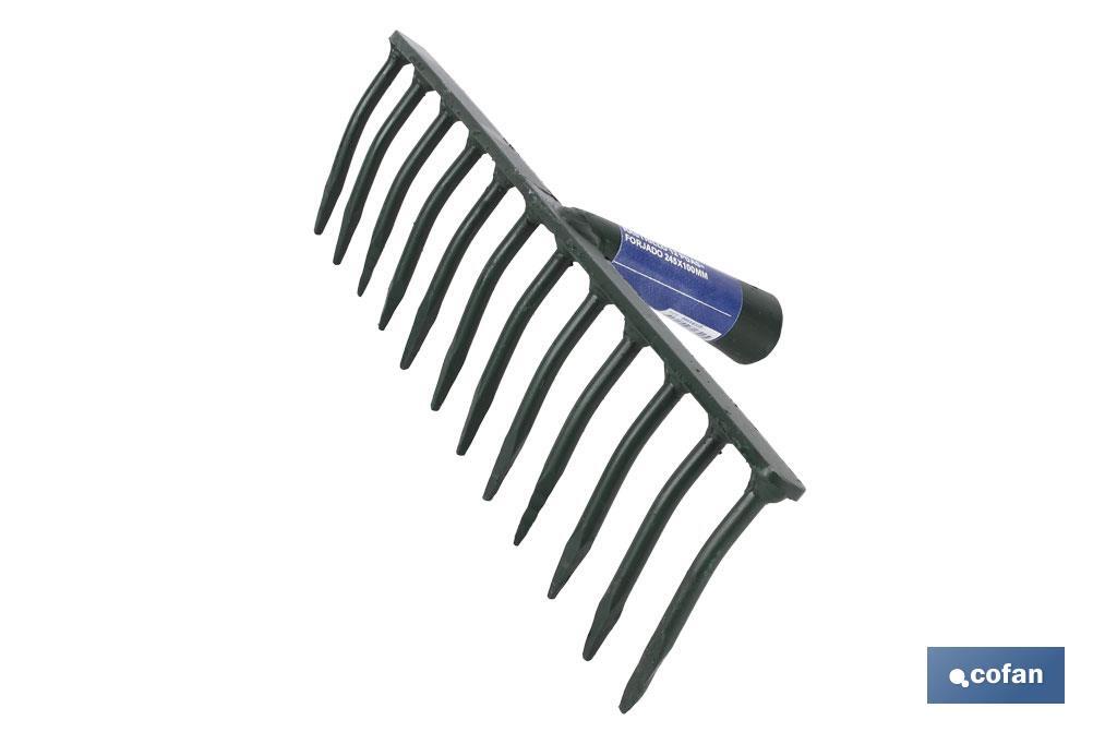 RASTRILLO 16 PUAS FORJADO 500X100MM