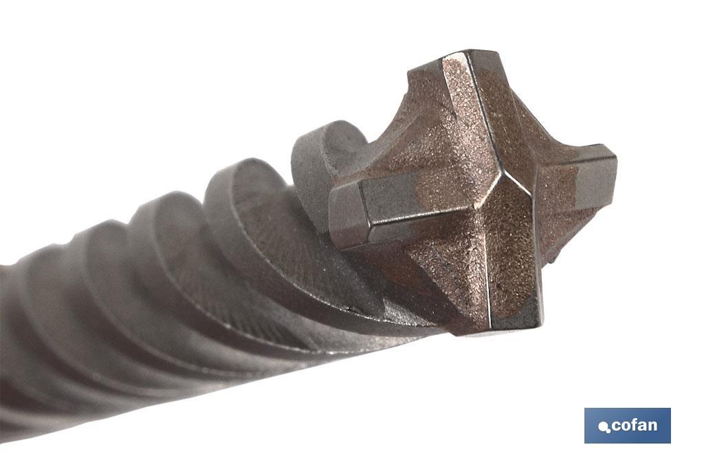 BROCA ESPECIAL SDS+ DE 4 PUNTAS M-8X265 MM