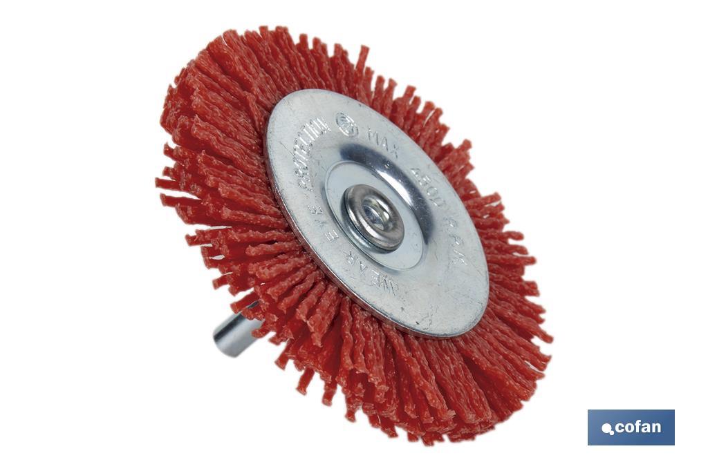 CEPILLO CIRCULAR DE NYLON 6 MM X Ø75