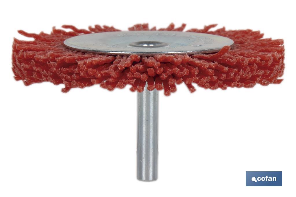 CEPILLO CIRCULAR DE NYLON 6 MM X Ø75