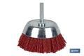 CEPILLO COPA DE NYLON 6 MM X Ø50
