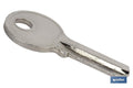 LLAVE BRUTO CANDADO 25mm (ref 10403108-26-08KA-26KA)