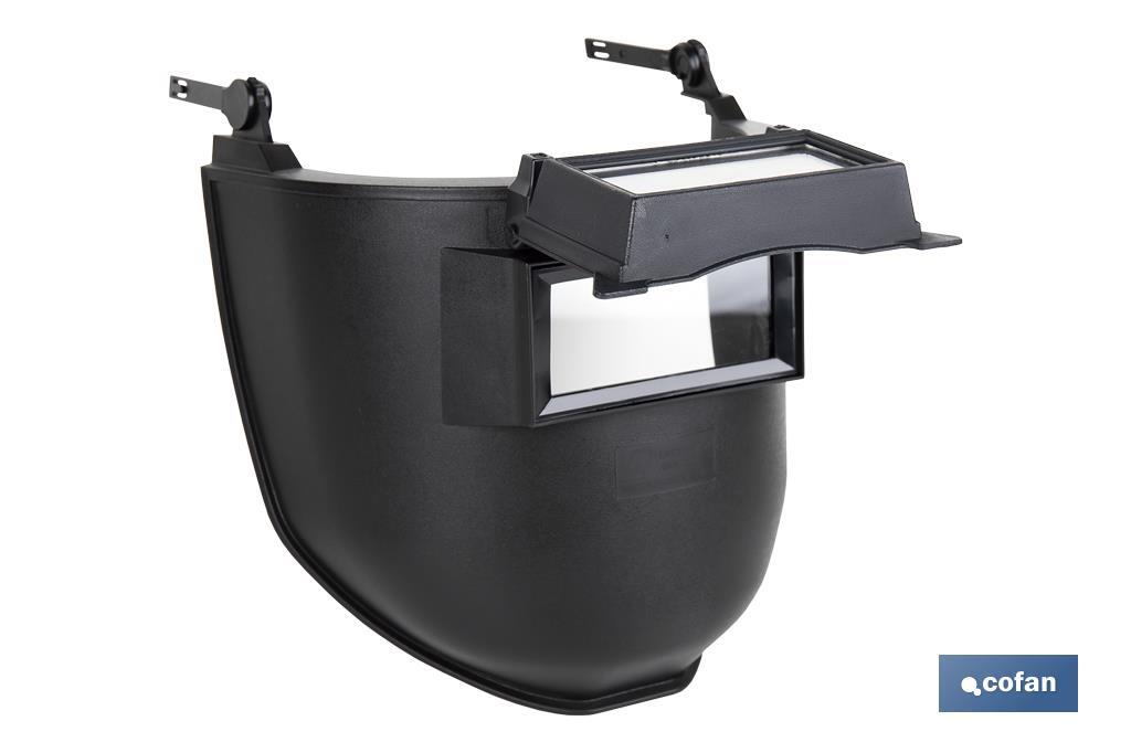 MÁSCARA DE SOLDAR PARA CASCO DE OBRA Nº 11
