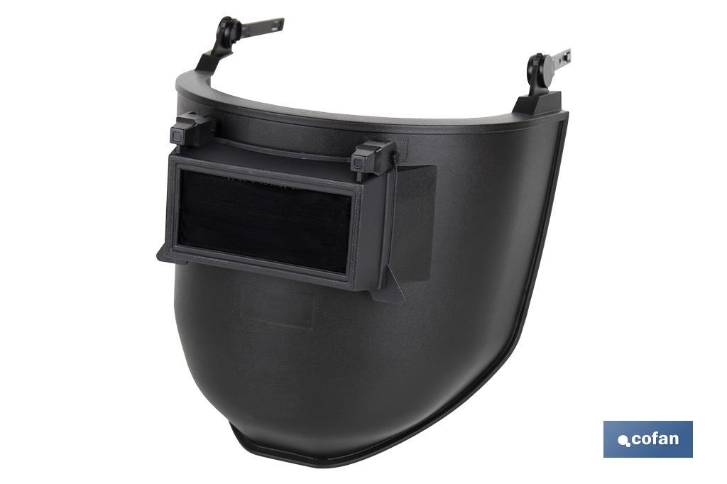 MÁSCARA DE SOLDAR PARA CASCO DE OBRA Nº 11