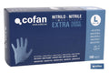 CAJA 100 UDS. GUANTES NITRILO EXTRA FUERTE T - L