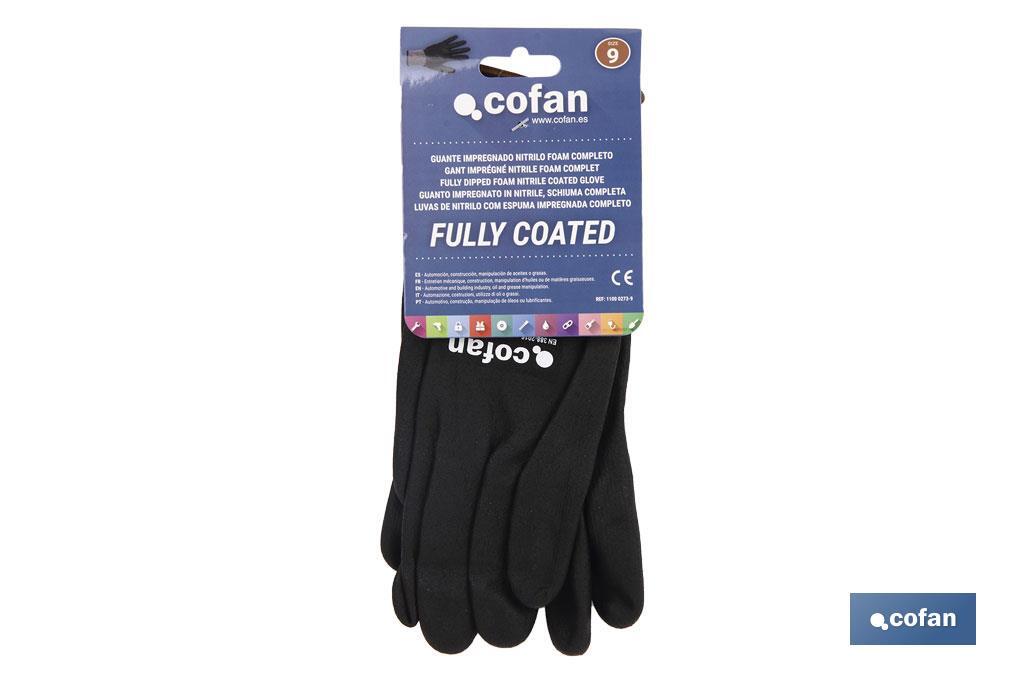 GUANTE IMPREG.COMPLETO FOAM NITRILO T-7 venta unitaria