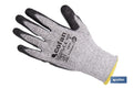 GUANTE ANTICORTE ULTRA LIGERO IMPREGNADO PU NEGRO T-10