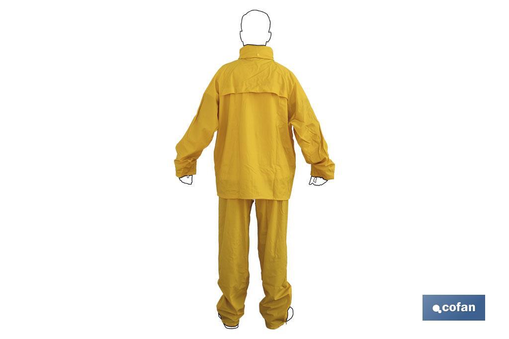 TRAJE DE AGUA PU/PVC AZUL TALLA XL