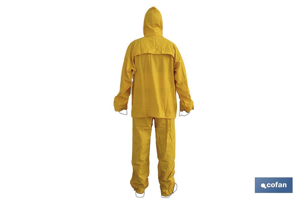 TRAJE DE AGUA PU/PVC AZUL TALLA XXXL