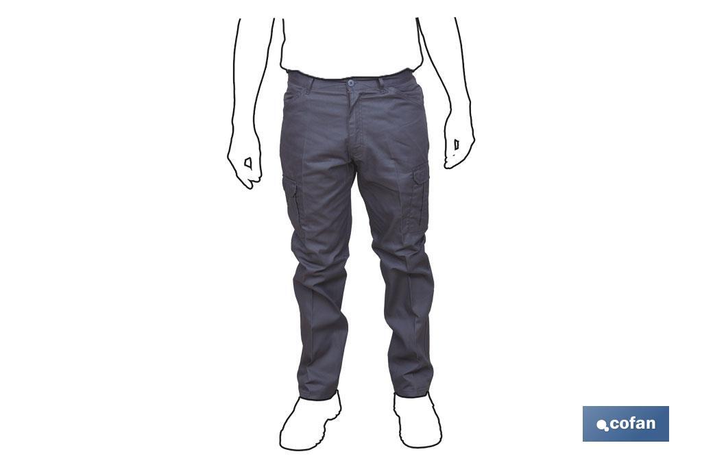 PANTALON TRABAJO SERVET 245 gms/m GRIS T-50