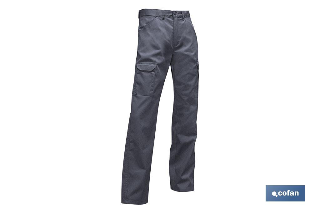 PANTALON TRABAJO SERVET 245 gms/m GRIS T-50