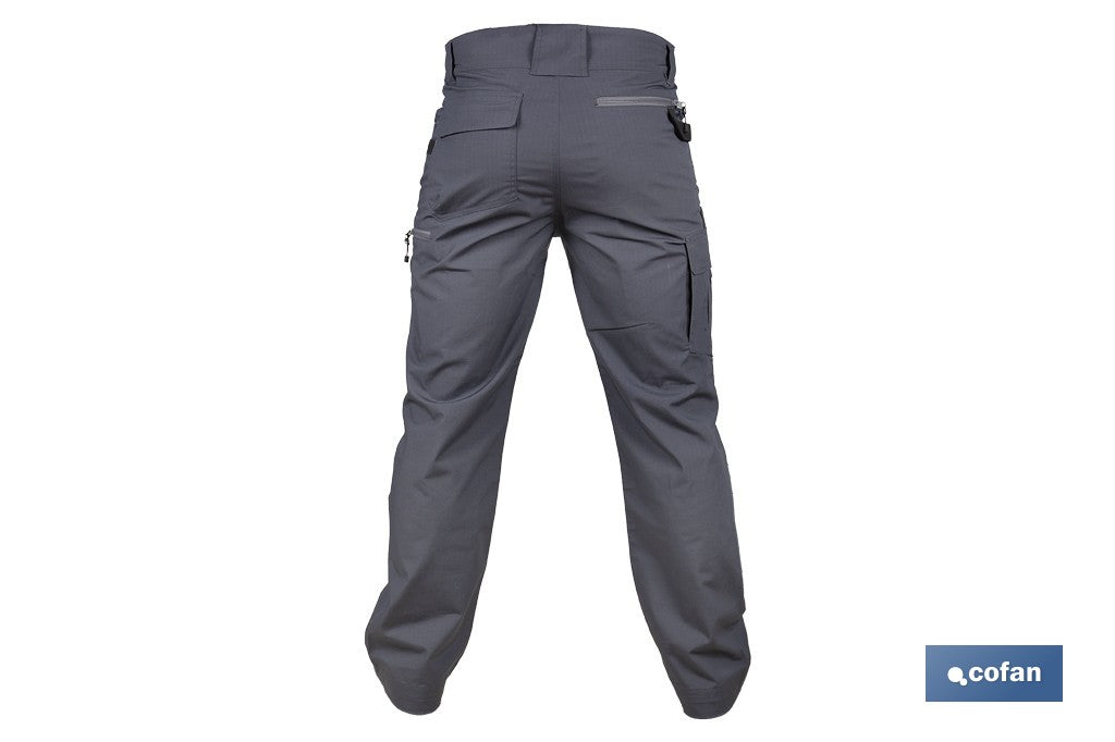 PANTALÓN DE TRABAJO LOKI ELASTANO 215 G/M2 GRIS ANTRACITA TALLA 64