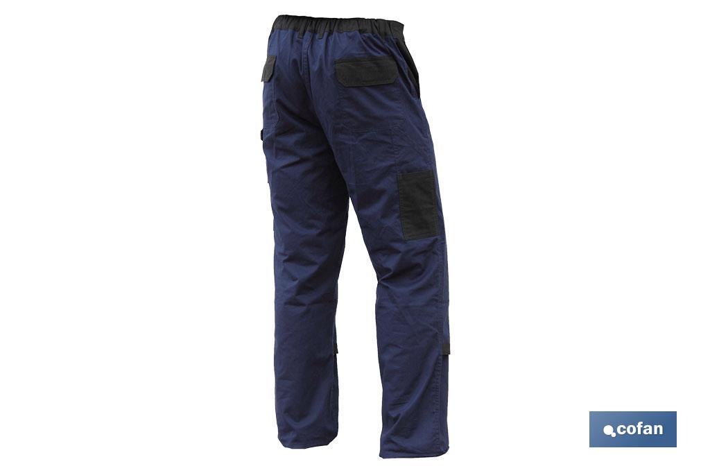 PANTALON TRAB. FLEX. JANO REGULAR FIT MAR/NEGRO T-38