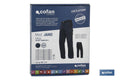 PANTALON TRAB. FLEX. JANO REGULAR FIT MAR/NEGRO T-42