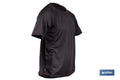 CAMISETA TRANSPIRABLE MODELO PILOTE NEGRA 160 g/m2 TALLA-XXXL