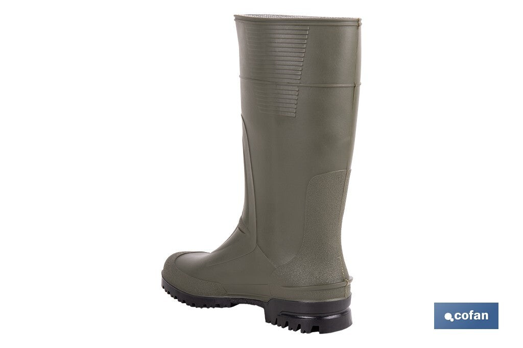 BOTA ALTA DE AGUA PVC VERDE TALLA 43