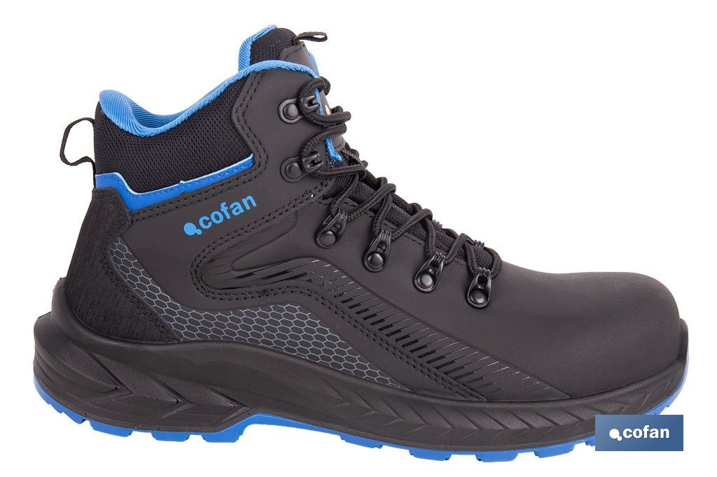 BOTA SPORT S3L FO SR AZUL/NEGRO MODELO NAMUR TALLA 47
