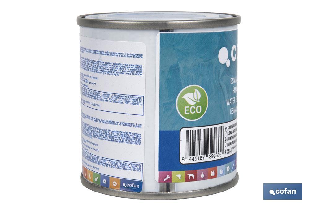 ESMALTE AL AGUA (125 ML) AZUL MEDITERRANEO BRILLO