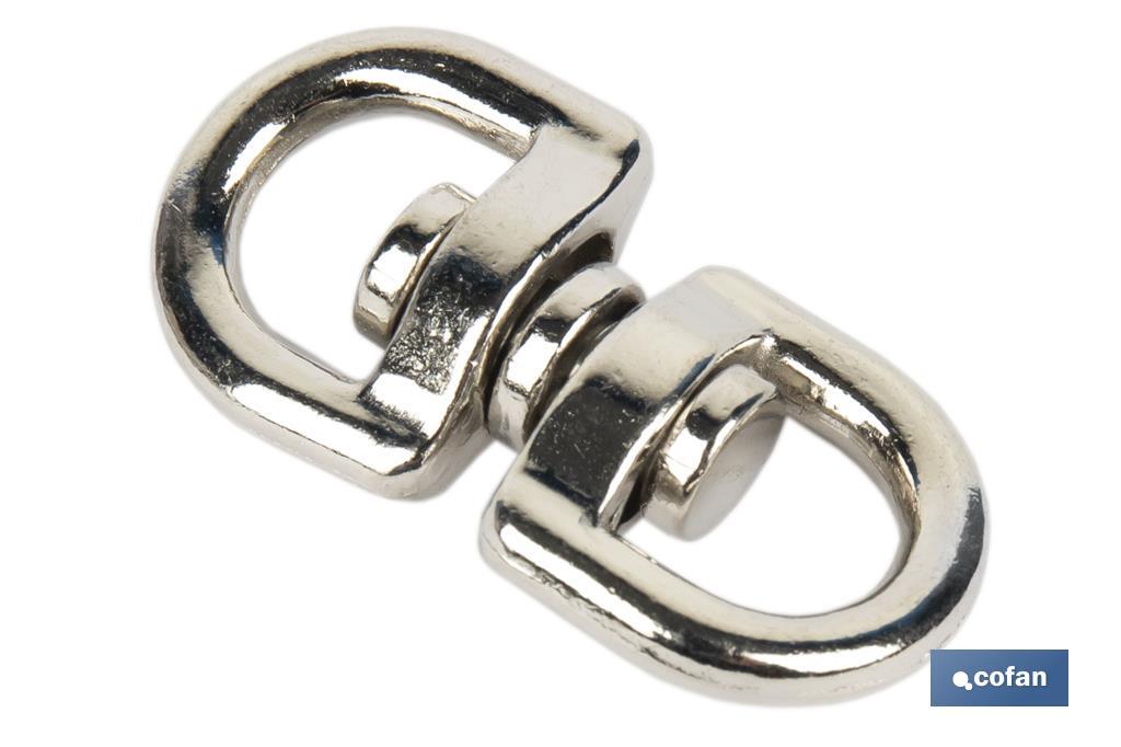 TORNIQUETE GIRATORIO NIQUELADO 16X16mm Venta unitaria