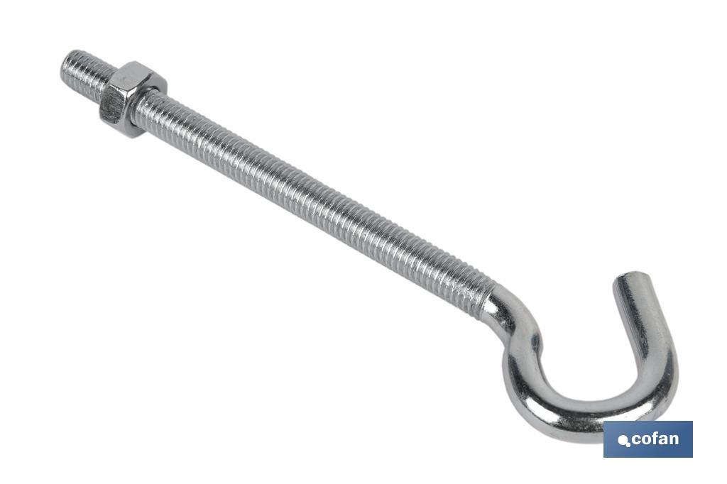 CANCAMO CON TUERCA M-6X50